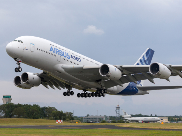 lietadlo, letisko, Airbus 380, doprava,