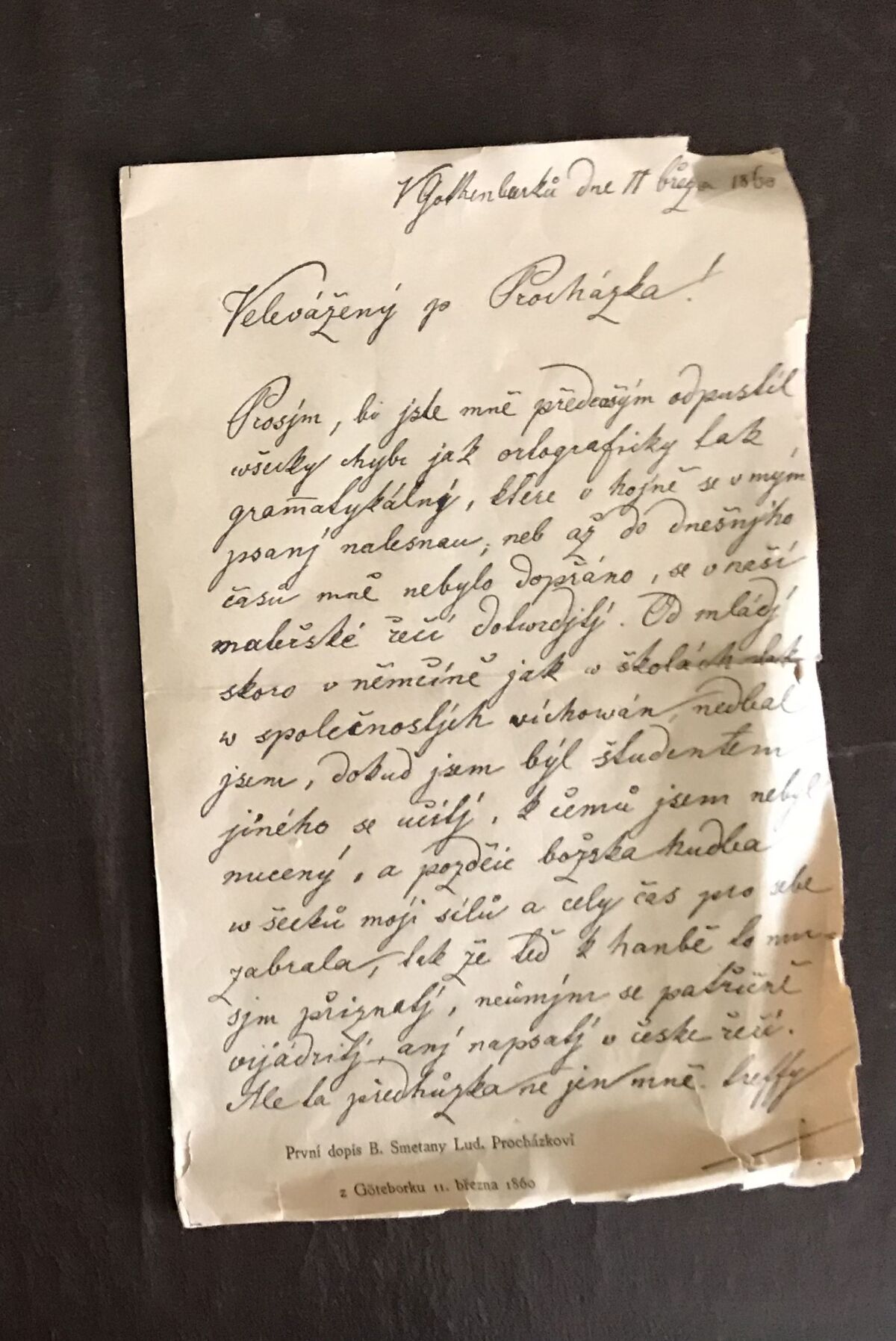 Litomyšl, list, Smetana