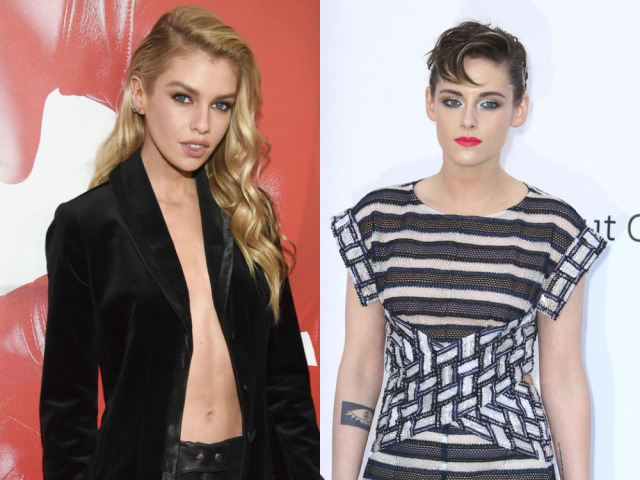 Topmodelka Stella Maxwell (vľavo) a herečka Kristen Stewart. 