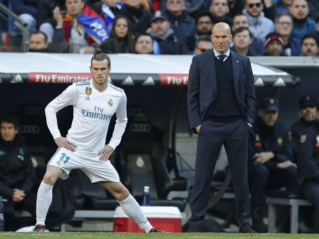 Gareth Bale a Zinedine Zidane