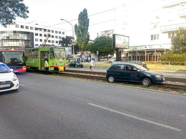 nehoda, račianska ulica