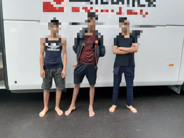 polícia SR / migranti / Krupina / autobus / šofér /
