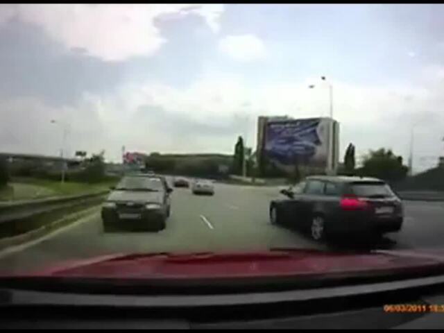 Auto v protismere v Košiciach