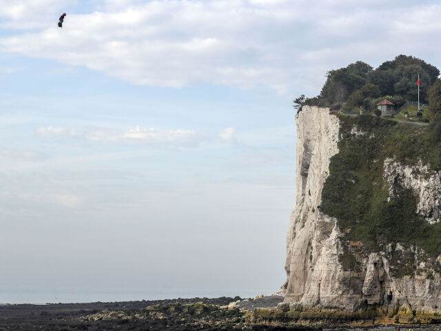 Britain France Flying Man