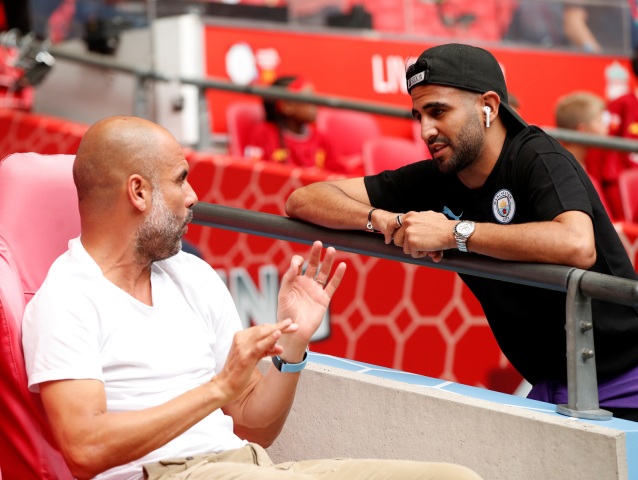 Guardiola, Mahrez,