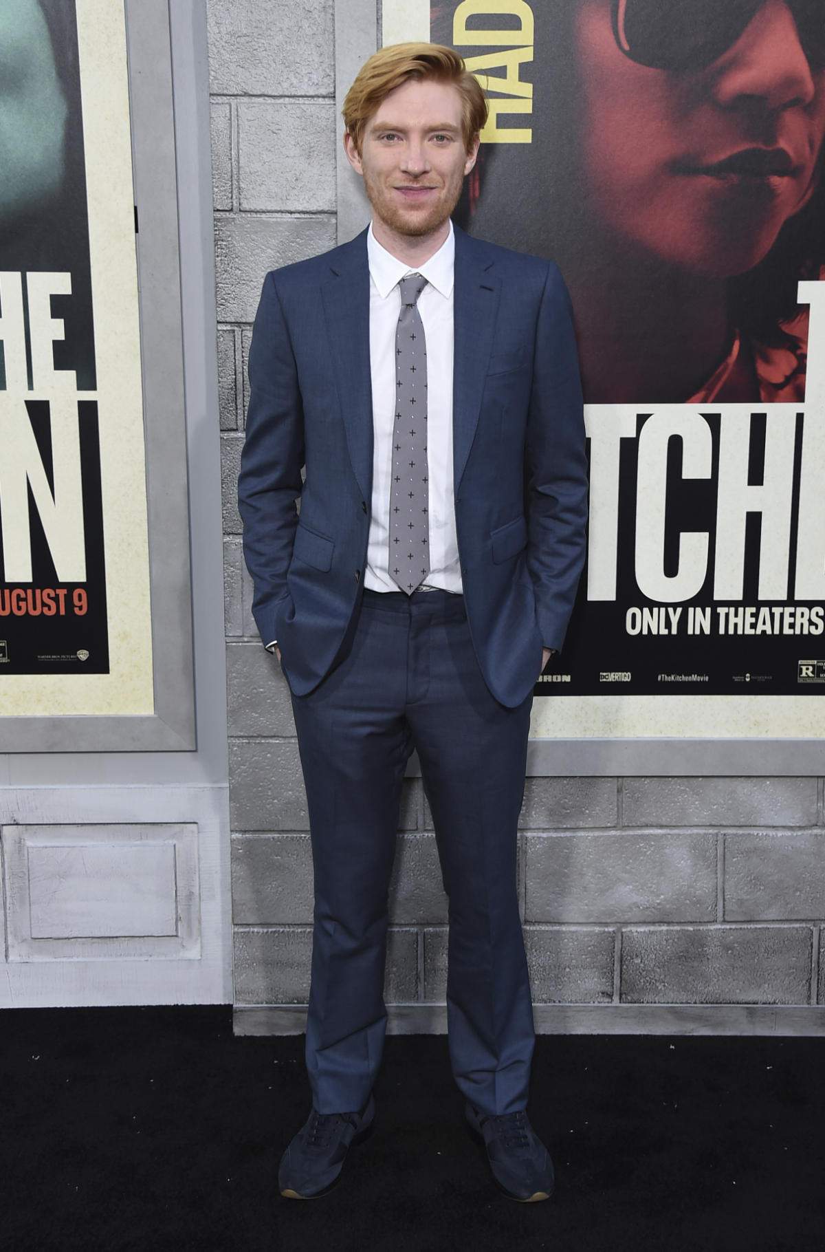 Herec Domhnall Gleeson.