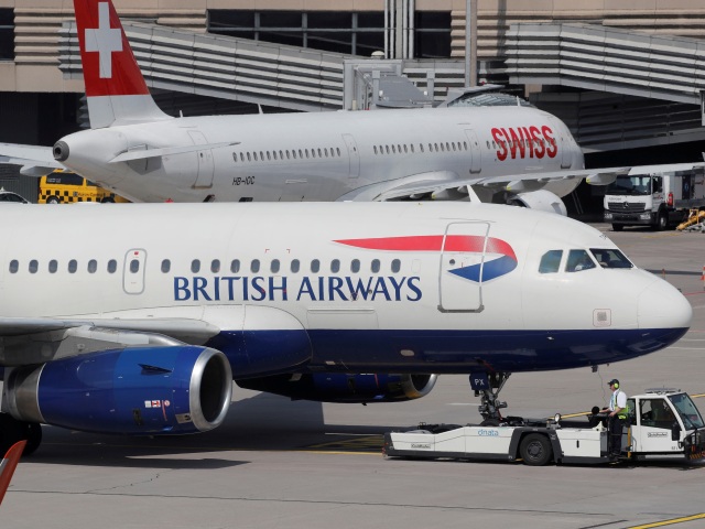 British Airways / lietadlo / technológie / systém / počítač /