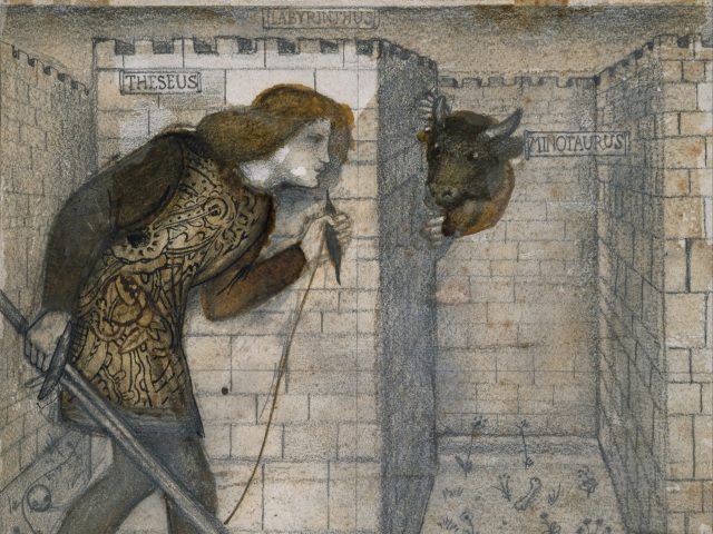Edward Burne-Jone, minotaurus,