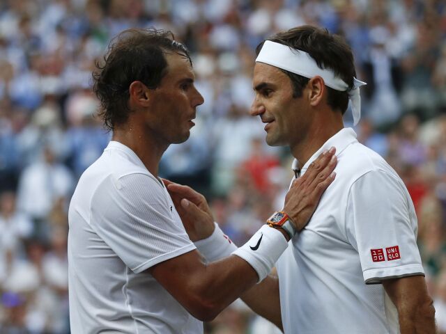 Roger Federer a Rafael Nadal