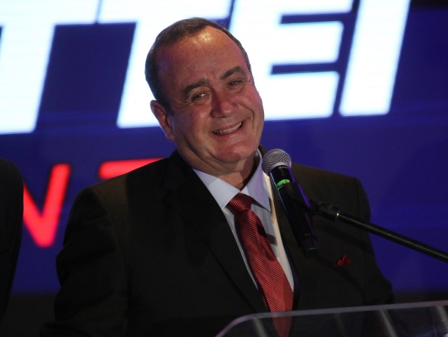 Prezident Guatemaly Alejandro Giammattei. 