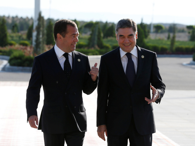 Turkmenistan / Gurbanguly Berdimuhamedov / Dmitrij Medvedev /
