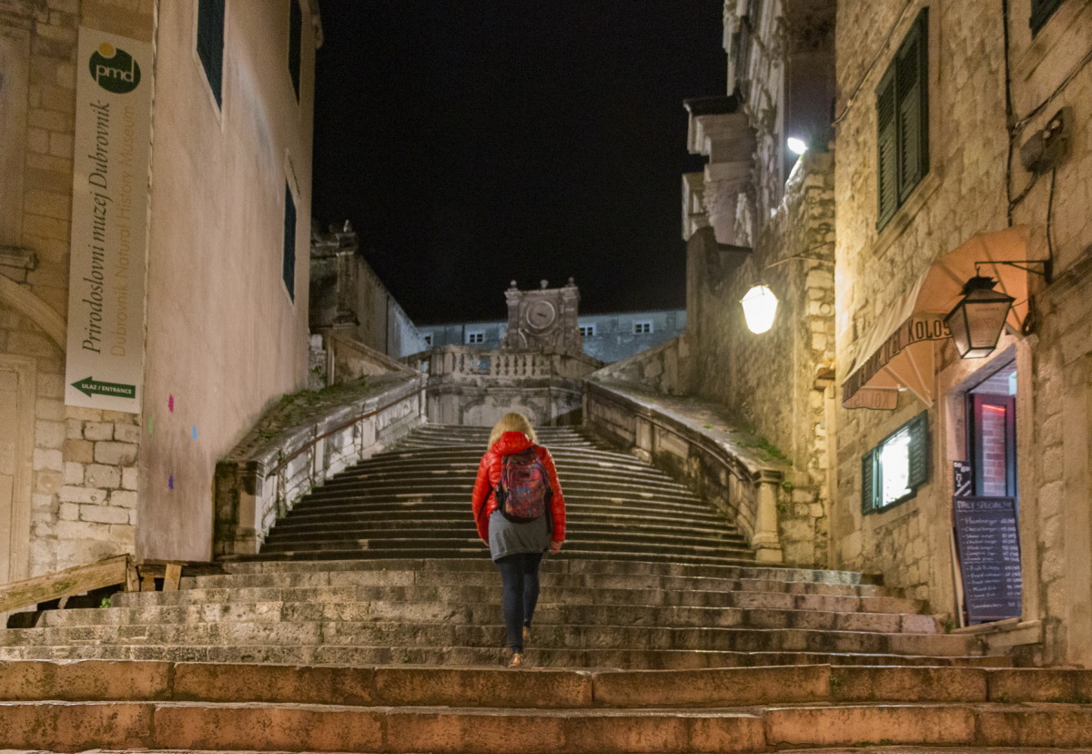 Dubrovník, schody