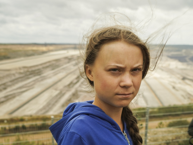 Ekologická aktivistka Greta Thunberg.