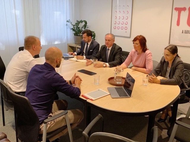 Andrej Kiska, Michal Truban, Miroslav Beblavý