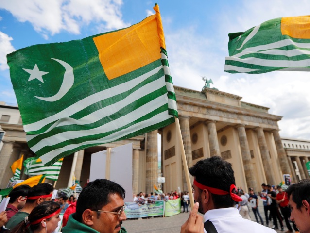 India / Kašmír / Nemecko / Berlín / protest /