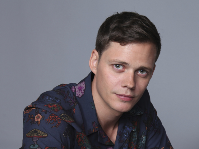Herec Bill Skarsgard na zábere z júla 2018. 