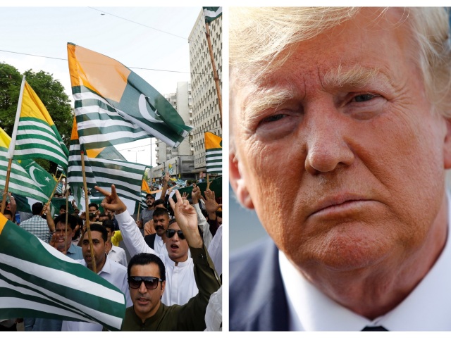 Kašmír - Trump