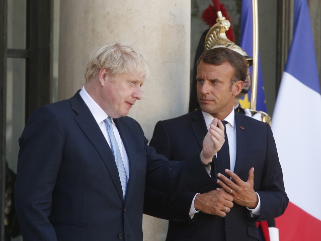 boris johnson, emmanuel macron