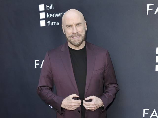 Herec John Travolta na premiére projektu The Fanatic v Los Angeles. 