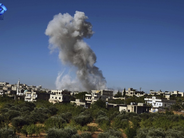 Syria výbuch dym