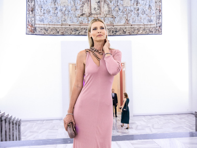 Topmodelka Daniela Peštová v kreácii Tom Ford. 