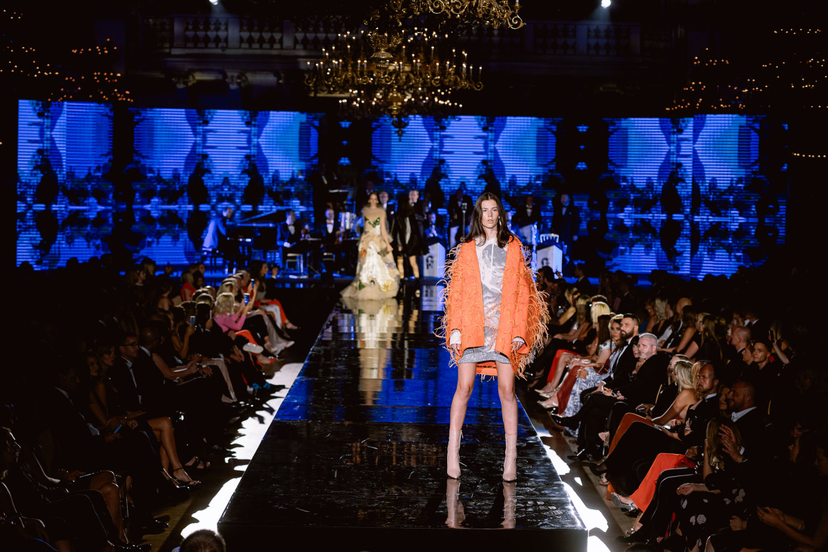 Záber z finálového večera súťaže Elite Model Look 2019. 
