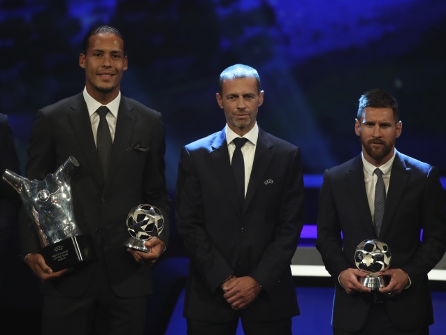 Van Dijk, Čeferin, Messi