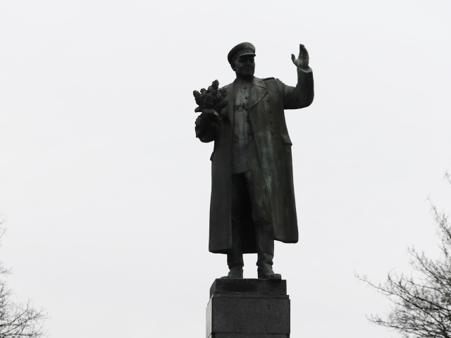 konev, maršal, socha, praha