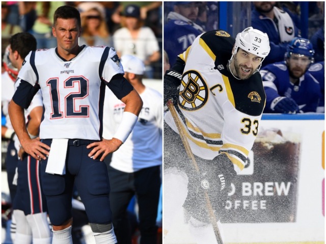 Tom Brady a Zdeno Chára