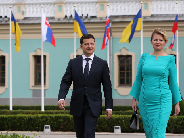 Ukrajina SR Kyjev prezidentka Čaputová návšteva Zelenskyj