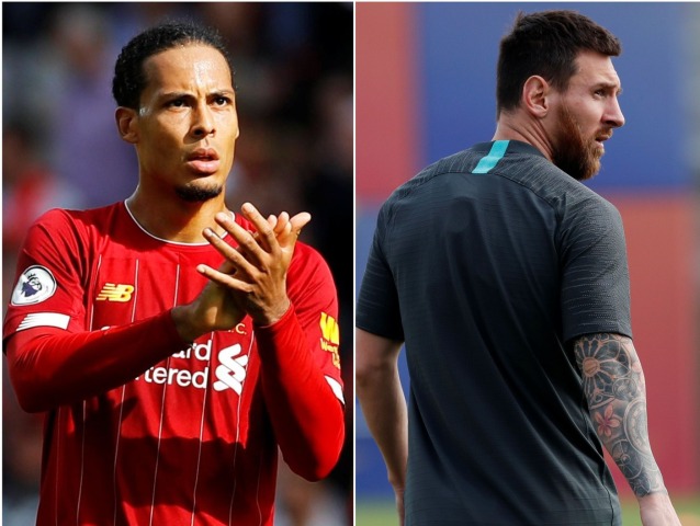 Virgil van Dijk, Lionel Messi, Cristiano Ronaldo