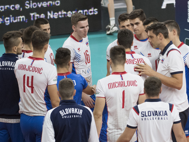 Belgicko SR volejbal ME muži B Slovensko Belgicko