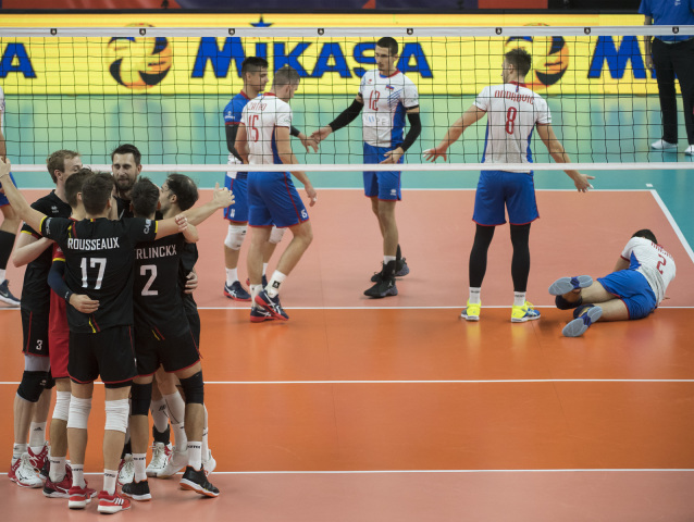 Belgicko SR volejbal ME muži B Slovensko Belgicko