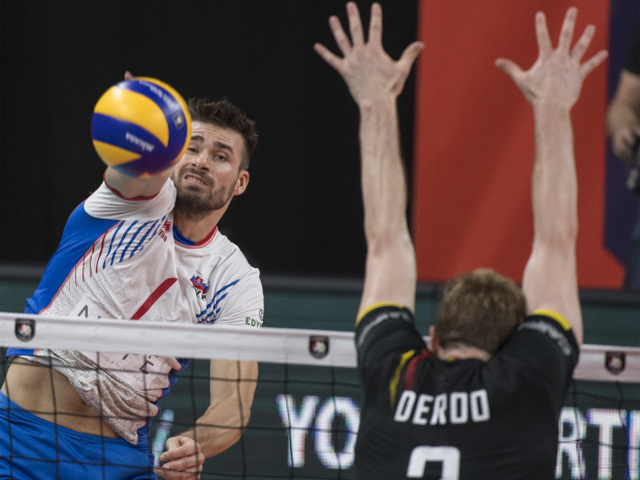 Belgicko SR volejbal ME muži B Slovensko Belgicko