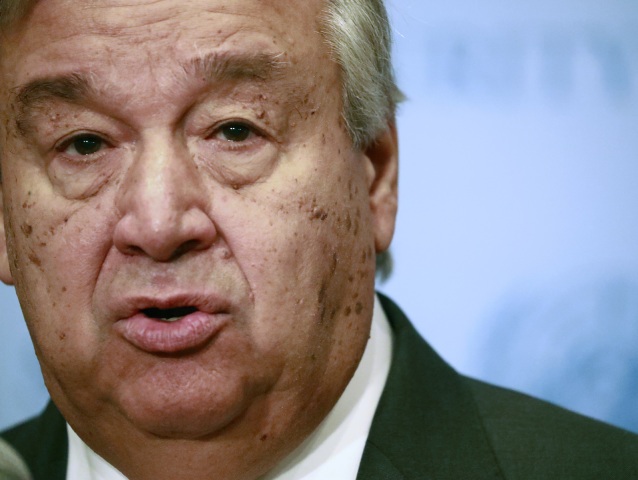 Generálny tajomník OSN / António Guterres /