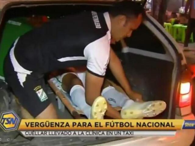Bolívia, futbal, zranenie