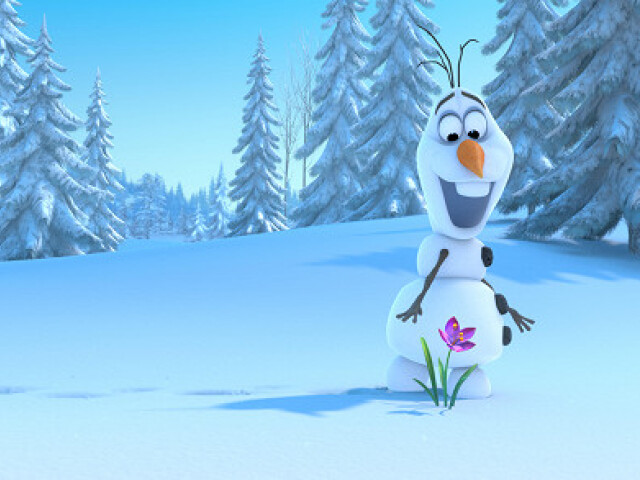 ľadové kráľovstvo Olaf