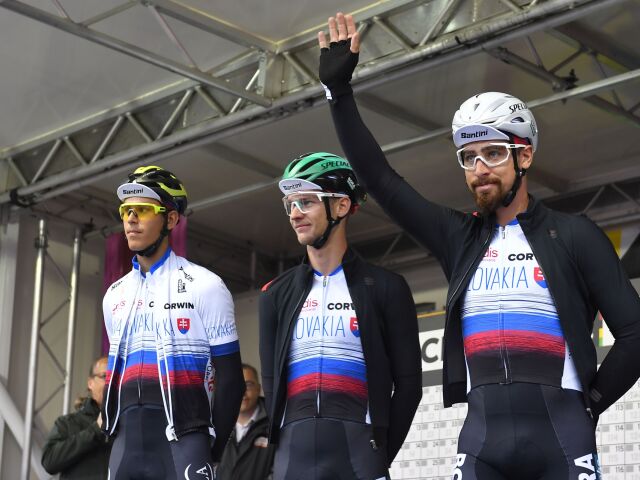 Peter Sagan, Erik Baška, Ján Andrej Cully
