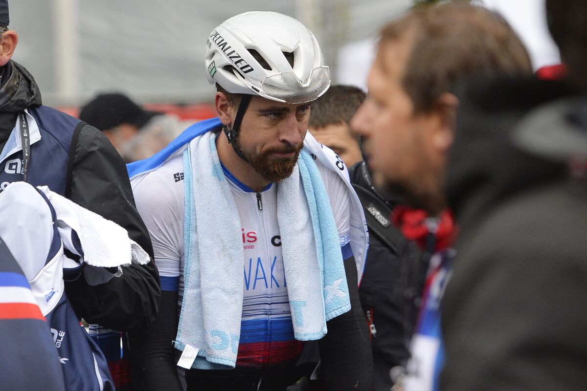 Peter Sagan, cieľ