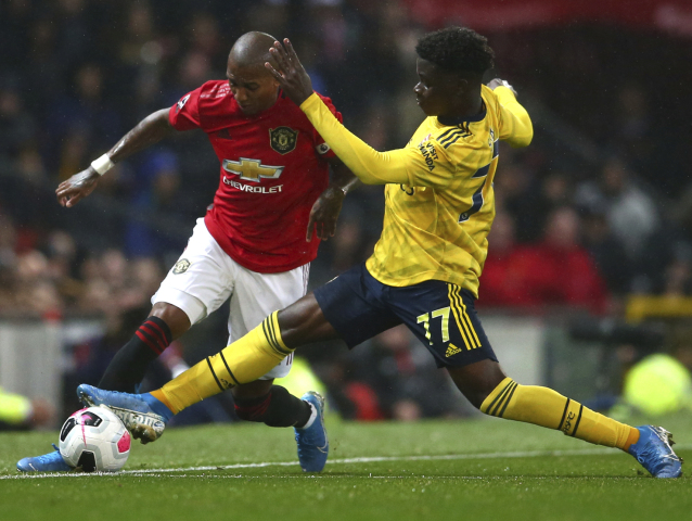 Ashley Young, Bukayo Saka