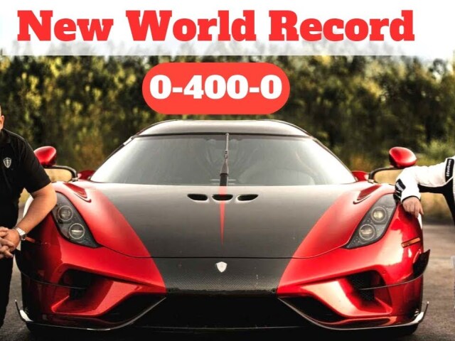 Koenigsegg Regera - rekord
