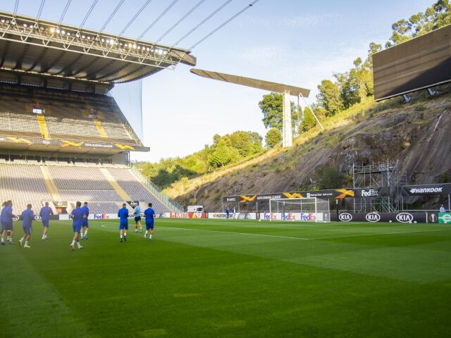 Slovan, Braga, tréning