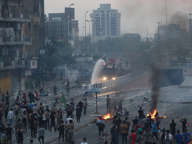 irak, bagdad, protest, násilie