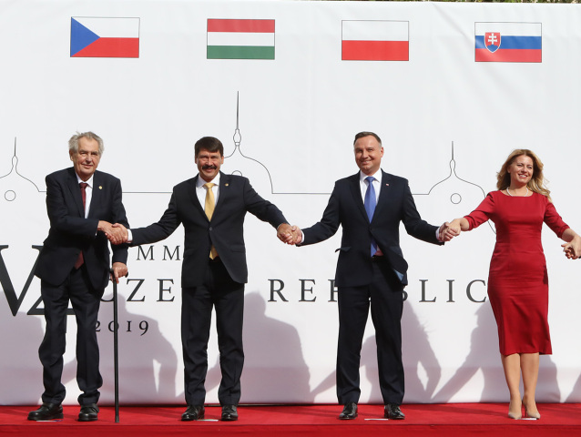 V4 stretnutie Aleksandar Vučič Borut Pahor Zuzana Čaputová Andrzej Duda János Áder Miloš Zeman