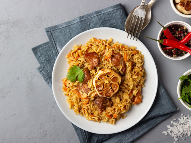pilaf, ryža