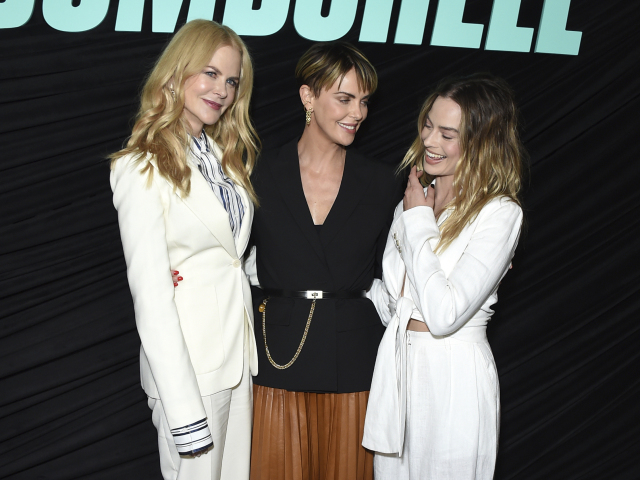 Herečky (zľava) Nicole Kidman, Charlize Theron a Margot Robbie.