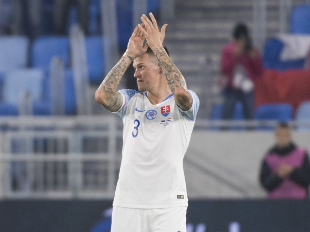 SR Futbal prípravný Paraguaj BAX škrtel