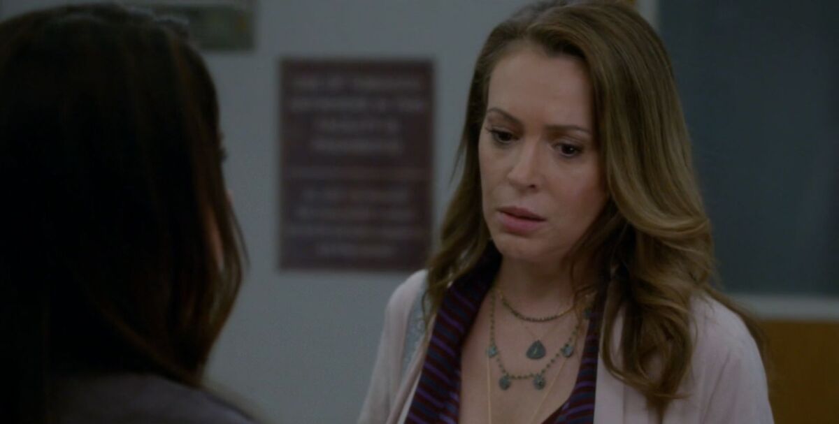 alyssa milano, klinika grace, greys anatomy,