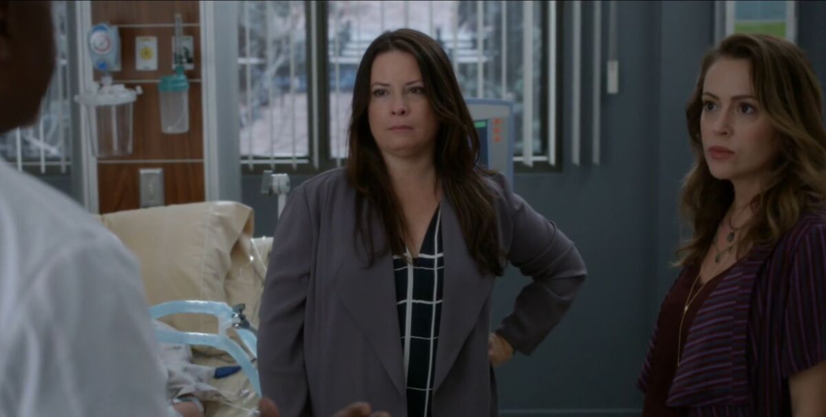 holly marie combs, alyssa milano, klinika grace, greys anatomy,
