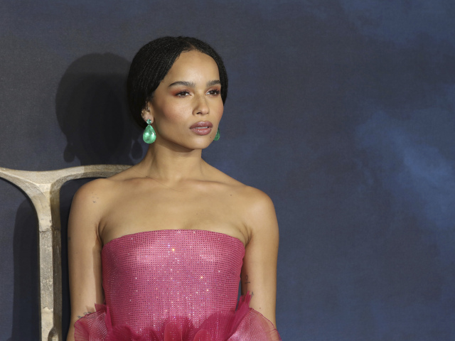 Herečka Zoe Kravitz na archívnom zábere.